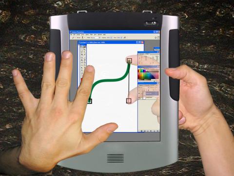Microsoft Lucid Touch screen